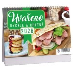 Uvařeno rychle a chutně 2026 - stolní kalendář