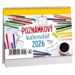 Poznámkový balóny 2026 mikro - stolní kalendář