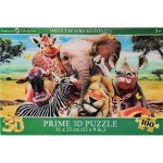 Puzzle 3D - Smějící se africká zvířata