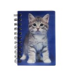 Zápisník kočky 3D linka    