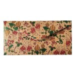 Obálka vánoční kraftová DL