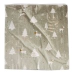 Ubrousky vánoční 33x33 šedé