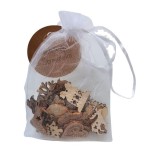 Sáček organza s 24 ozdobami