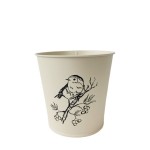 Obal kov ptáček krémový 14x14x13