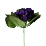 Fialka umělá kytice mix barev