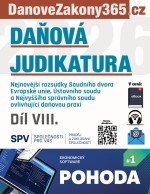 Daňová judikatura (VIII.)