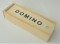 Hra domino v dřevěné krabičce - Landahl