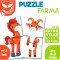 Puzzle Farma Hravá liška